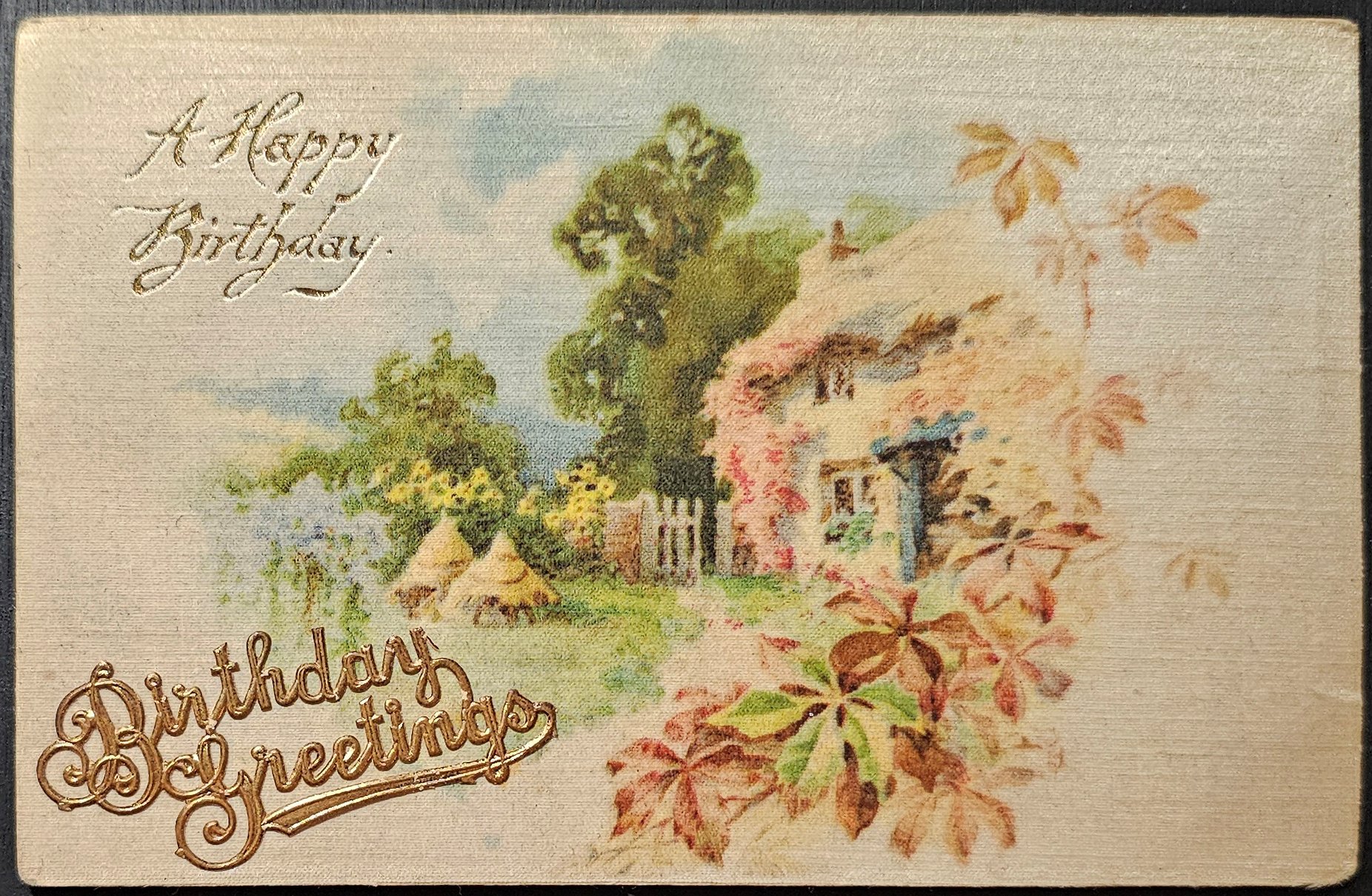 (image for) postcard Happy Birthday #0004